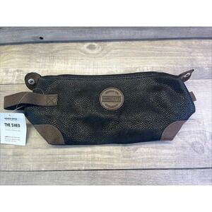MANSCAPED The Shed Premium Quality Travel Storage Bag Black Brown